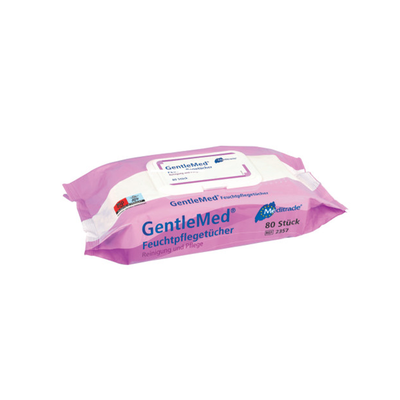 Gentle Med® Feuchtpflegetücher, Packung mit 80 Tüchern