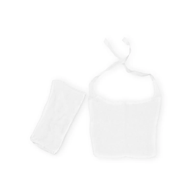 Schutzlatz von Meditrade aus Verbandmull, 20 x 30 cm, 6-fach gelegt, Weiß, 100 Stück.