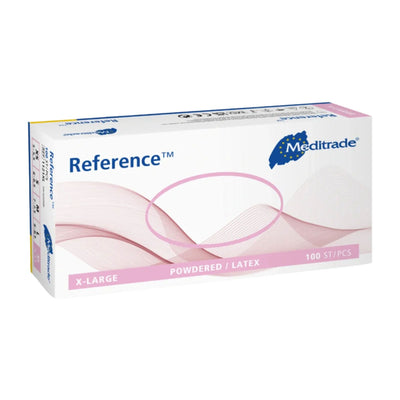 Latex Untersuchungshandschuh Reference™, gepudert, weiss, EN455, 100 Stück