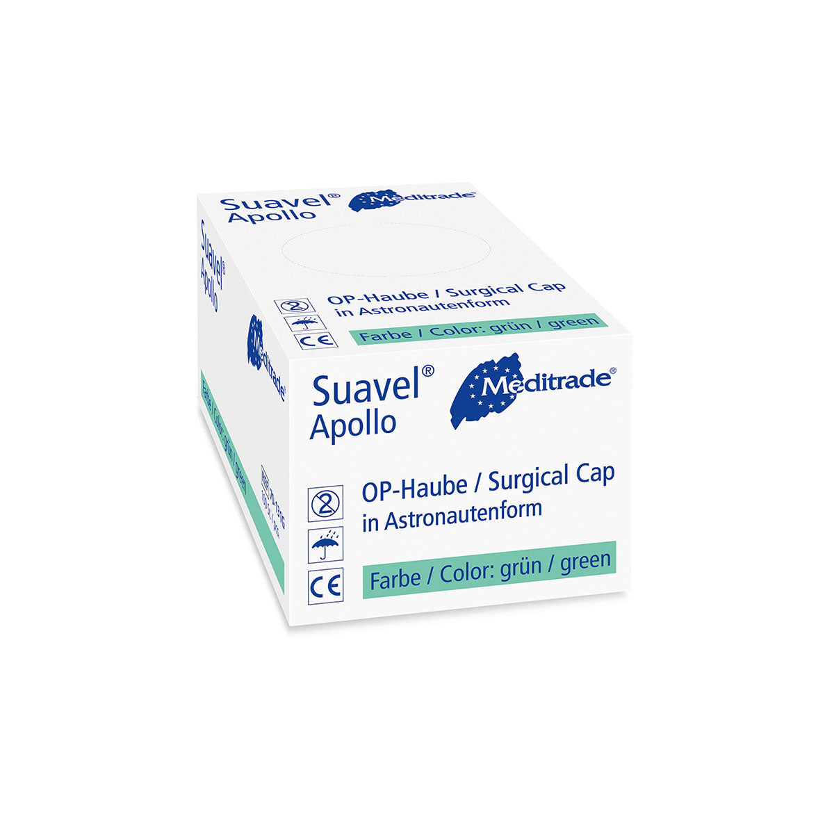 Cuffia chirurgica Suavel® APOLLO, 100 pezzi, verde