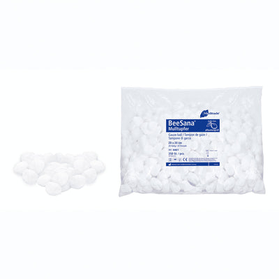 Tampone di garza BeeSana®, a forma di cappuccio, senza RöKo, non sterile, formato uovo o prugna