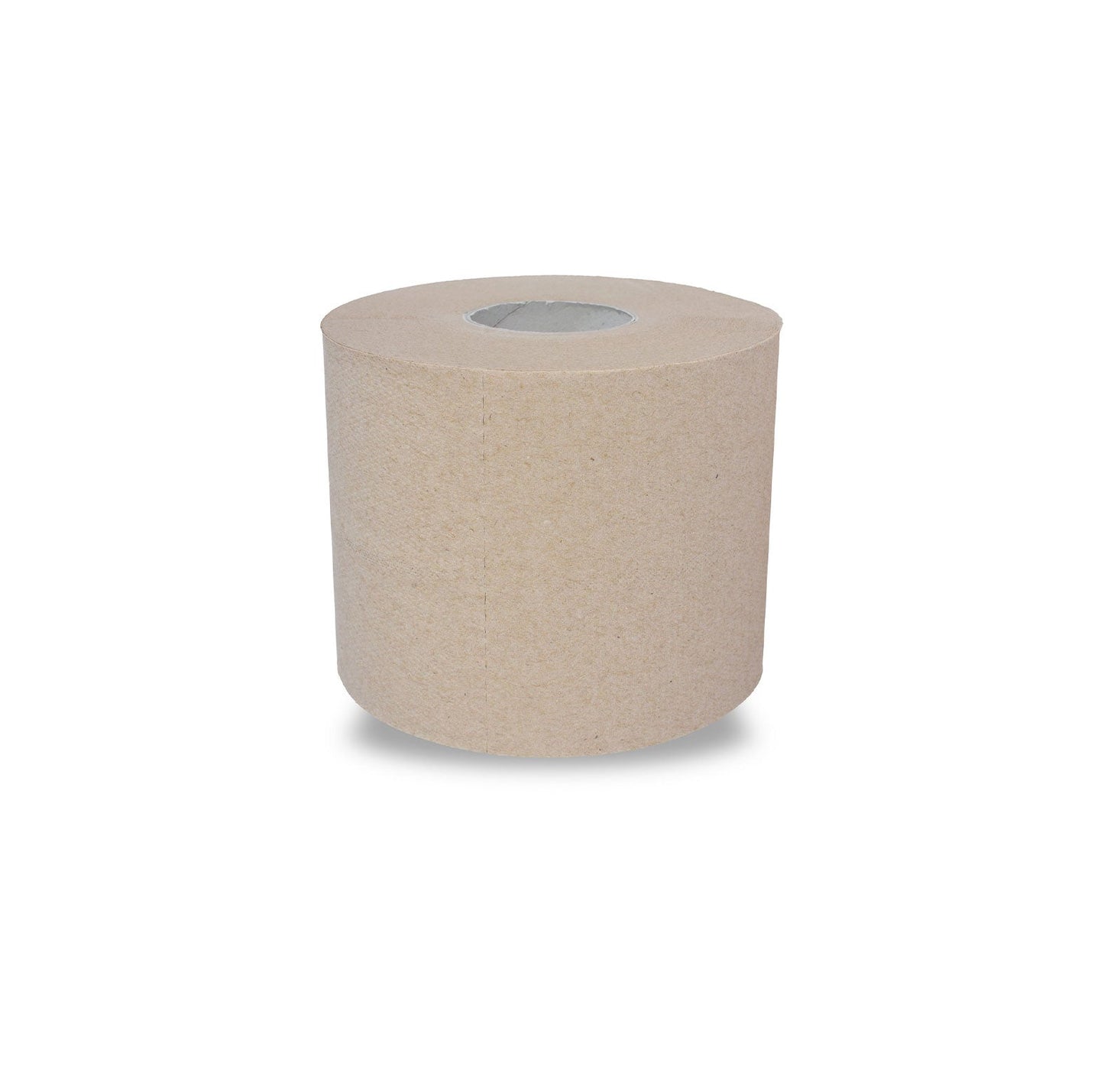 Toilettenpapier, 2-lagig, braun, recycling Papier, Karton mit 30 Rollen à 400 Blatt