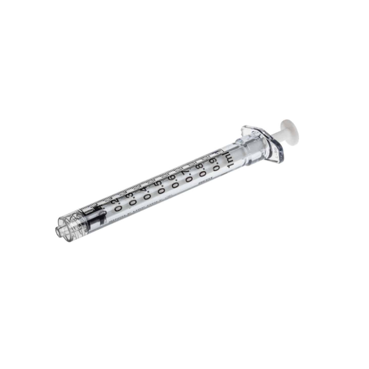 BD Plastipak Luer-Lock Spritzen 1 ml, sterile Einmalspritzen-Verpackung – 100 Stück.